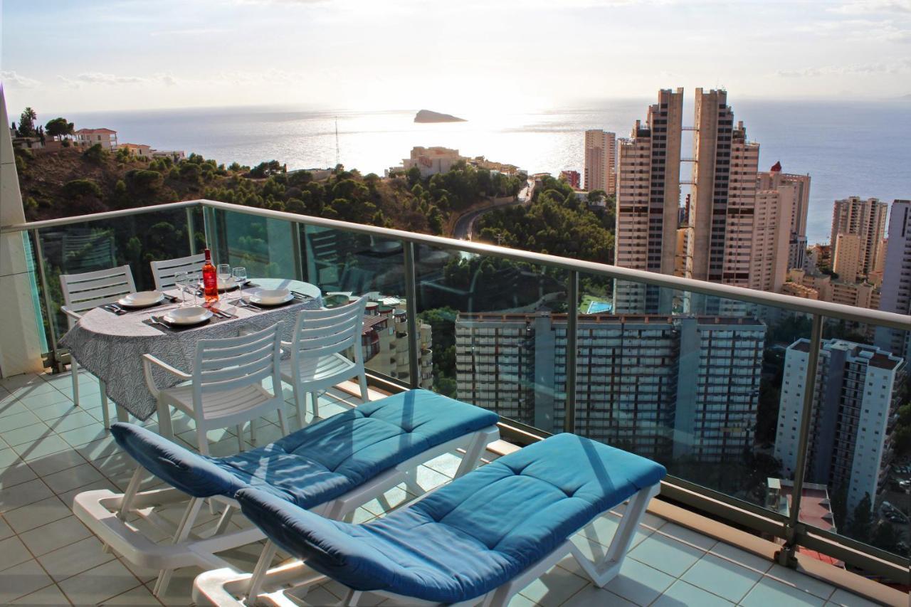 Skyline 26 Stunning Sea Views From A 2-Bedroom Apartment On The 26Th Floor Benidorm Exterior foto