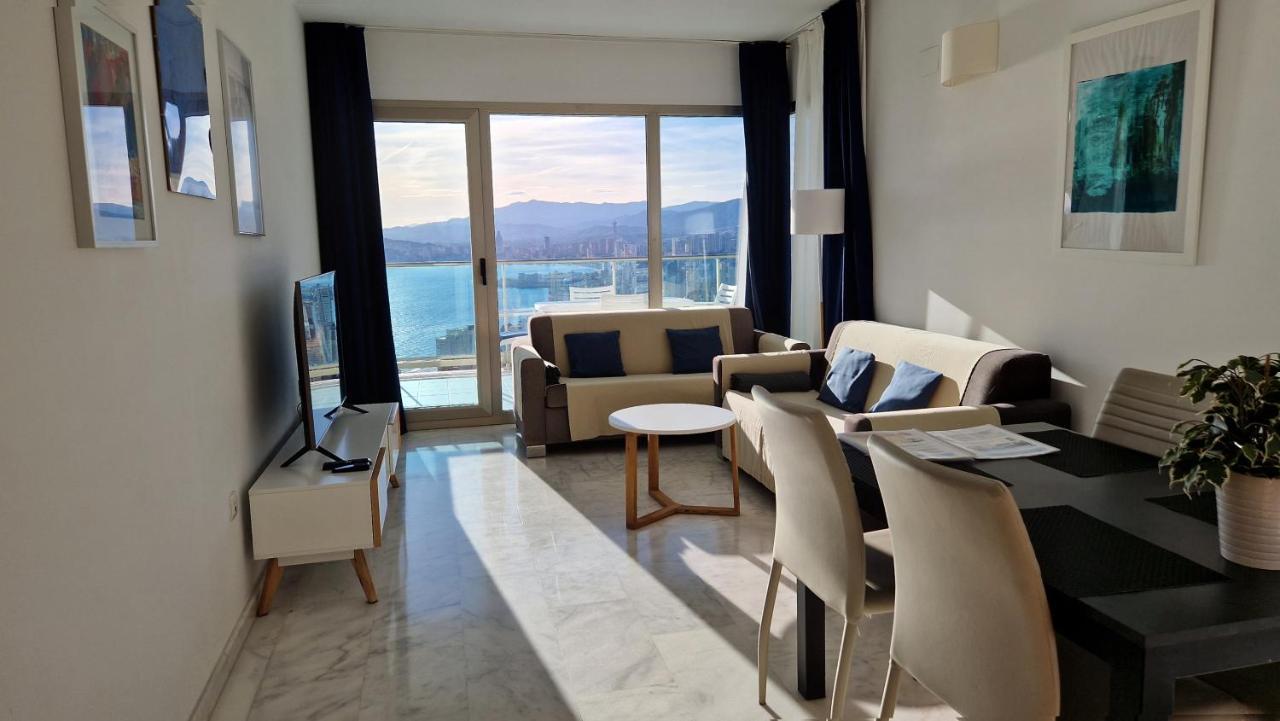 Skyline 26 Stunning Sea Views From A 2-Bedroom Apartment On The 26Th Floor Benidorm Exterior foto