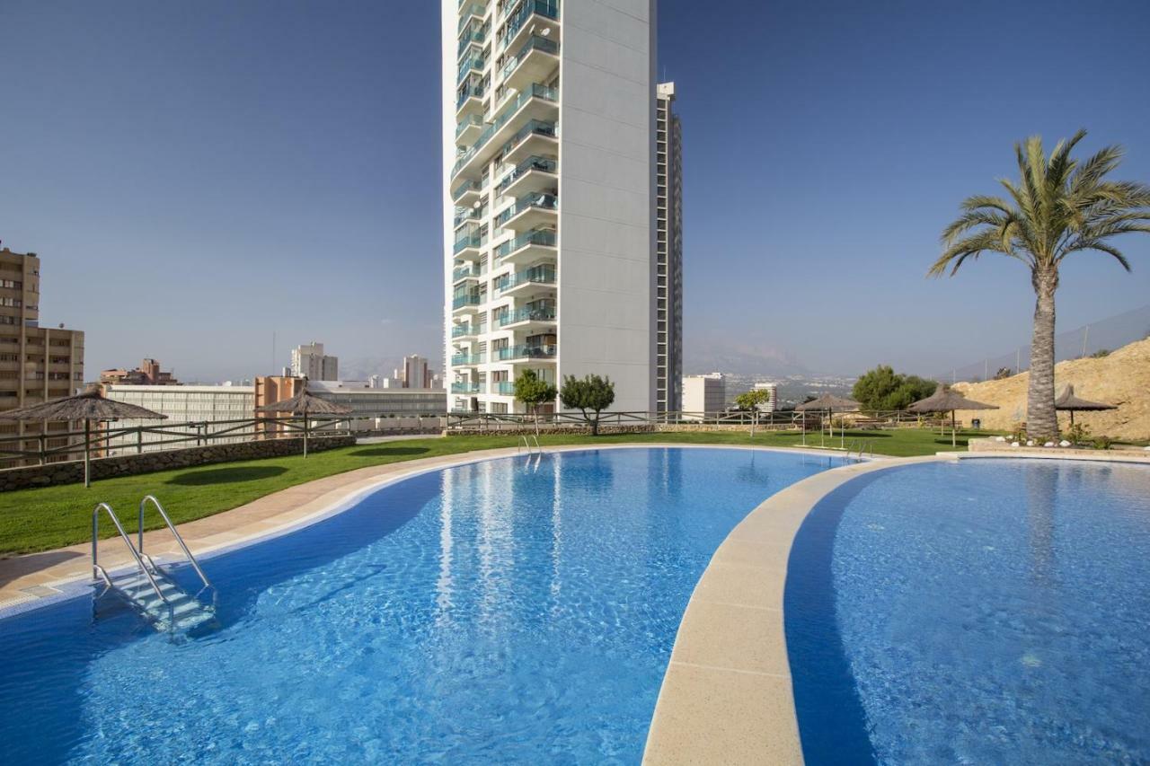 Skyline 26 Stunning Sea Views From A 2-Bedroom Apartment On The 26Th Floor Benidorm Exterior foto